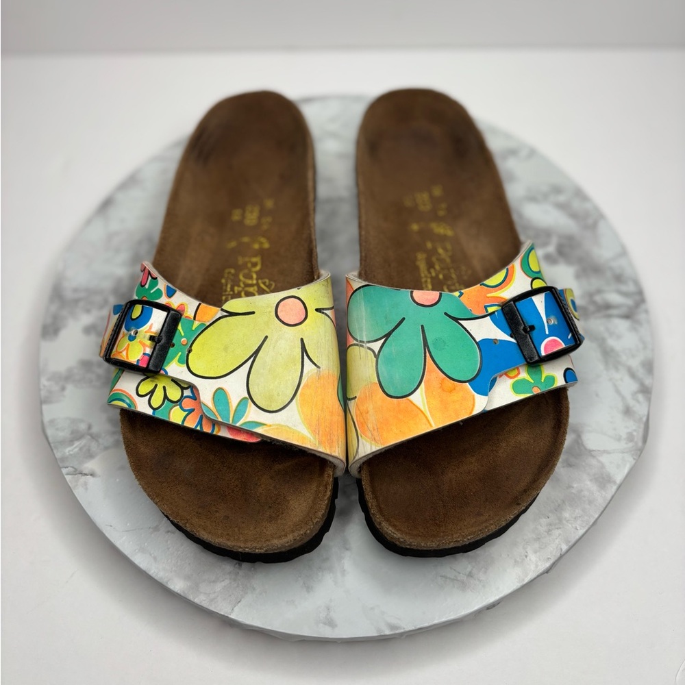 Size 5.5-Birkenstock Papillio Catalina Sandals Shoes arrow Floral  Eur 36